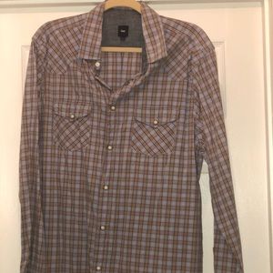 Men’s Gap Button Up Shirt Sz L